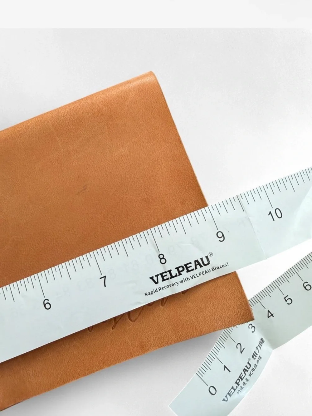 Salty Western Handmade in Hawaii Tan Leather Long Snap Wallet / Envelope Clutch